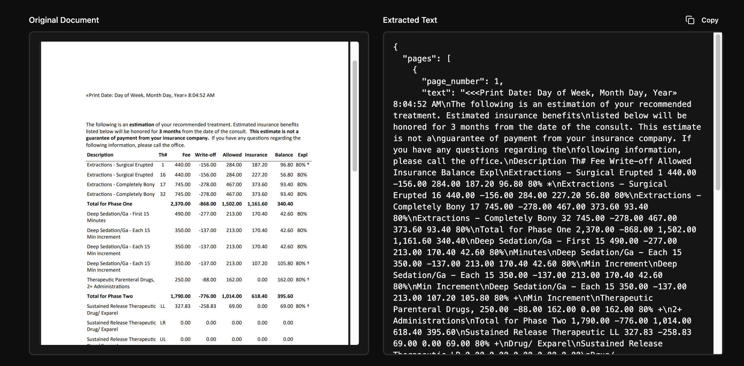 PDF Extractor Preview